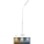 Lampada da terra dimmerabile a LED SIGNUS LED/10W/230V 3000/4500/6500K bianco