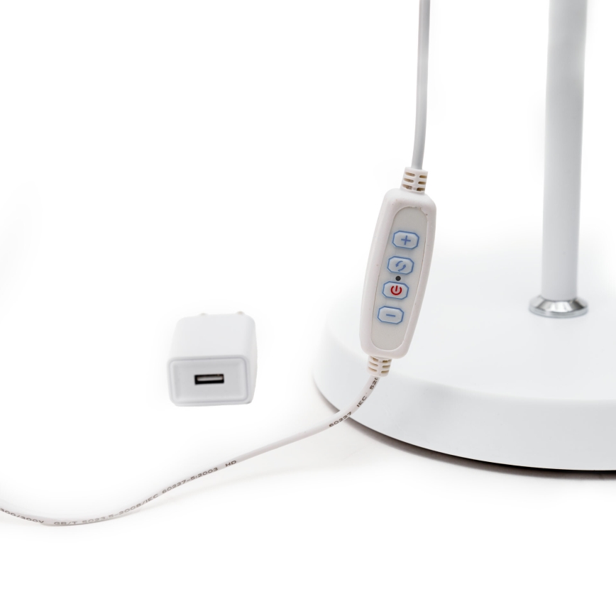 Lampada da terra dimmerabile a LED SIGNUS LED/10W/230V 3000/4500/6500K bianco