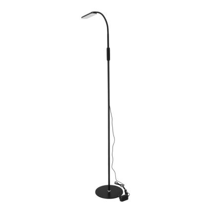 Lampada da terra dimmerabile a LED TEILO LED/10W/230V 3000/4000/6500K nero + telecomando