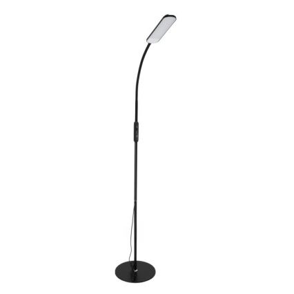 Lampada da terra dimmerabile a LED TEILO LED/10W/230V 3000/4000/6500K nero + telecomando
