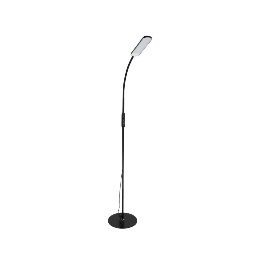 Lampada da terra dimmerabile a LED TEILO LED/10W/230V 3000/4000/6500K nero + telecomando