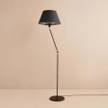 Lampada da terra flessibile AYD 1xE27/40W/230V nera