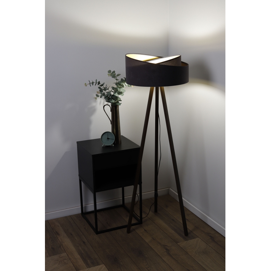 Lampada da terra GALAXY 1xE27/60W/230V grigio/nero
