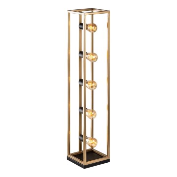Lampada da terra KAFES 5xE27/40W/230V dorata
