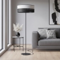 Lampada da terra KARBON 1xE27/15W/230V nero/grigio