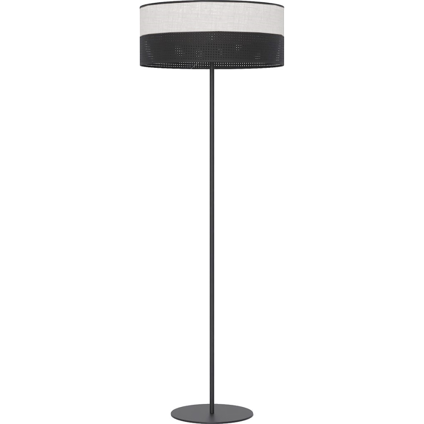 Lampada da terra KARBON 1xE27/15W/230V nero/grigio