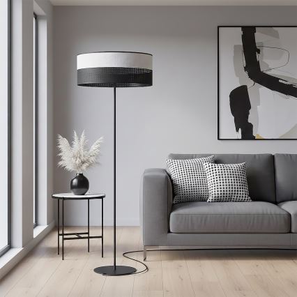 Lampada da terra KARBON 1xE27/15W/230V nero/grigio