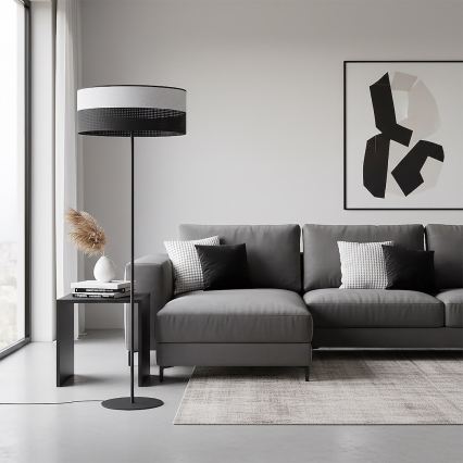 Lampada da terra KARBON 1xE27/15W/230V nero/grigio