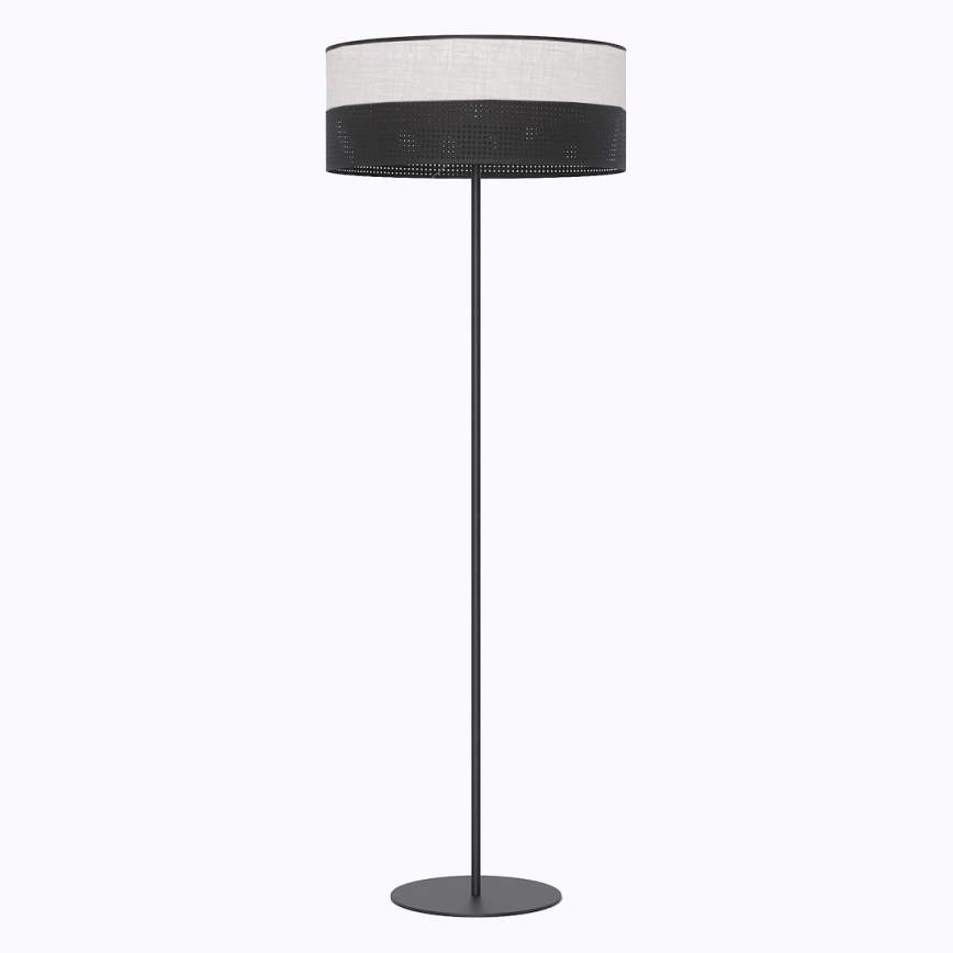 Lampada da terra KARBON 1xE27/15W/230V nero/grigio