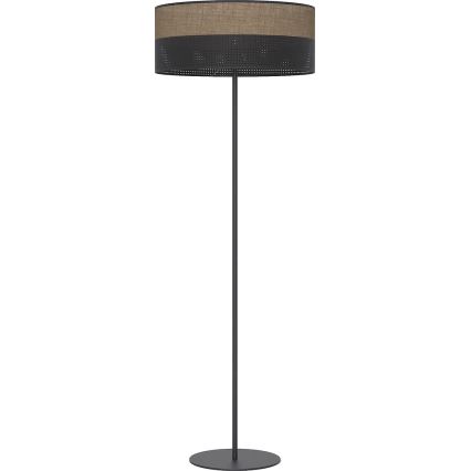 Lampada da terra KARBON 1xE27/15W/230V nero/marrone