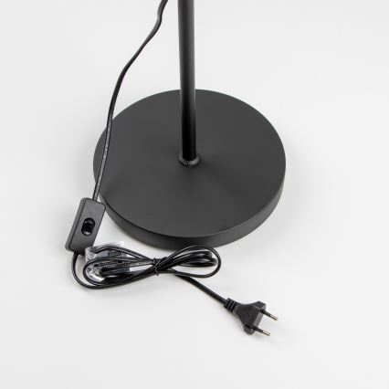 Lampada da terra LED 1xE27/7W/230V nera