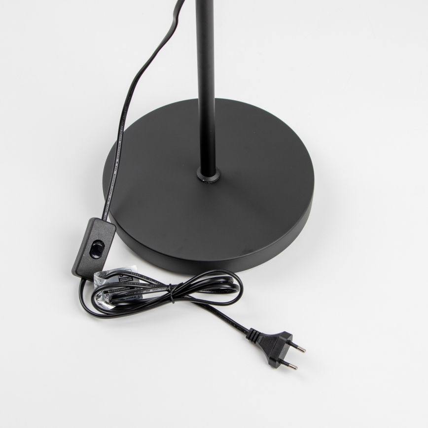 Lampada da terra LED 1xE27/7W/230V nera