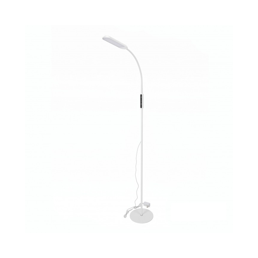 Lampada da terra LED dimmerabile TEILO LED/10W/230V 3000/4000/6500K bianca + telecomando