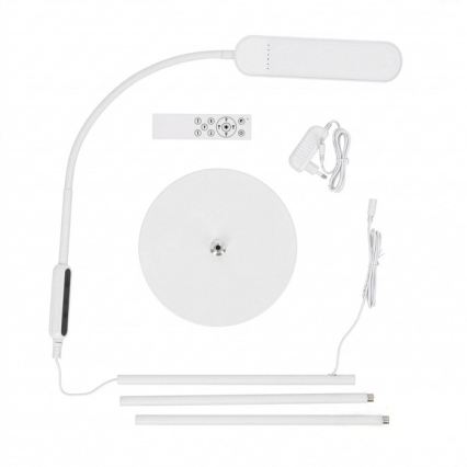 Lampada da terra LED dimmerabile TEILO LED/10W/230V 3000/4000/6500K bianca + telecomando