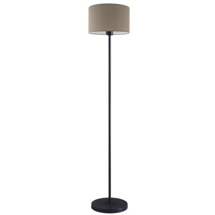 Lampada da terra LED TUNJA 1xE27/20W/230V Ø 30 cm nero/taupe