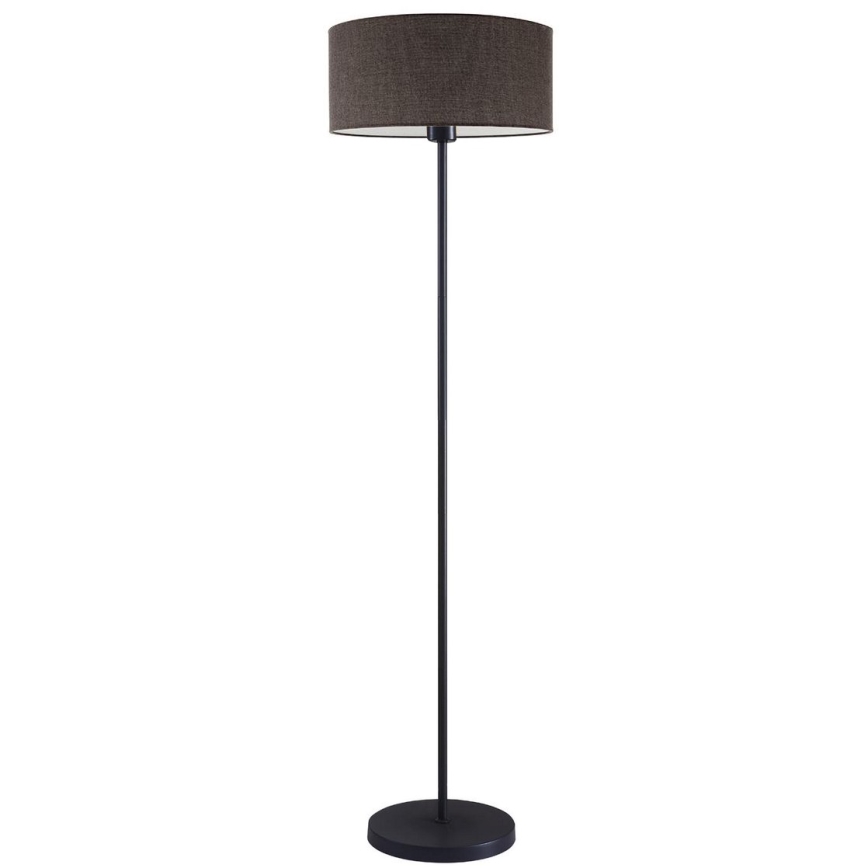 Lampada da terra LED TUNJA 1xE27/20W/230V Ø 38 cm nero/marrone
