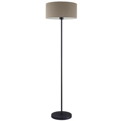 Lampada da terra LED TUNJA 1xE27/20W/230V Ø 38 cm nero/taupe