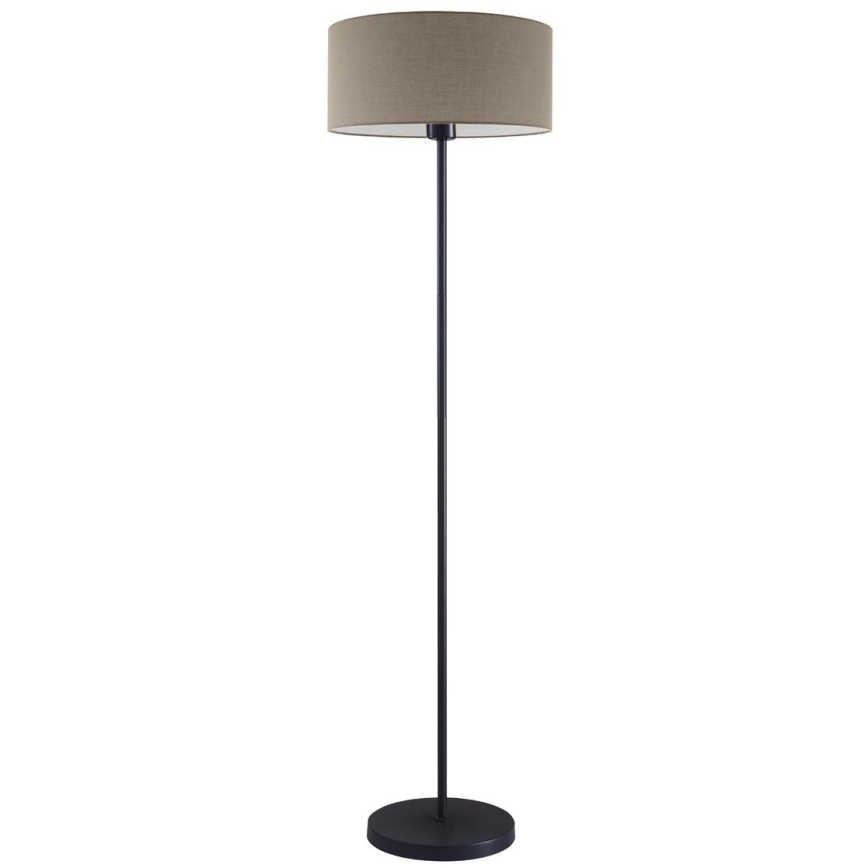 Lampada da terra LED TUNJA 1xE27/20W/230V Ø 38 cm nero/taupe