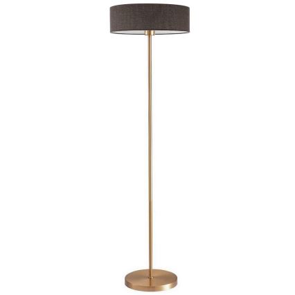 Lampada da terra LED TUNJA 1xE27/20W/230V Ø 38 cm oro/marrone