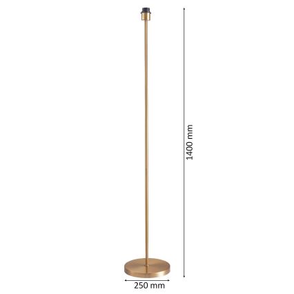 Lampada da terra LED TUNJA 1xE27/20W/230V Ø 38 cm oro/marrone