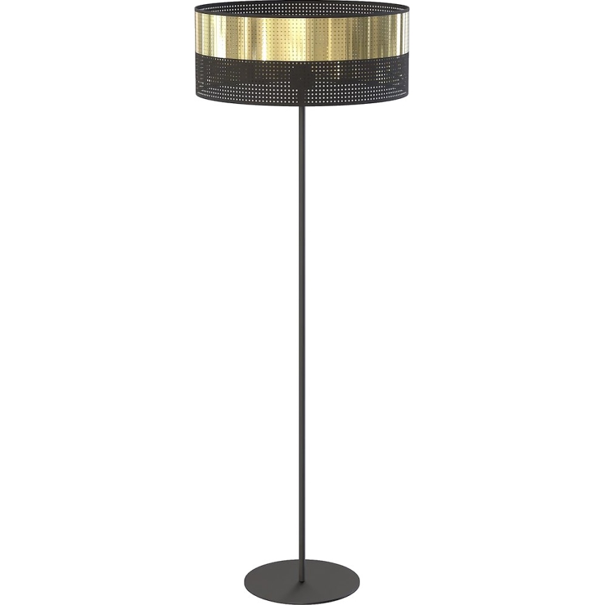 Lampada da terra LUX 1xE27/15W/230V nero/oro