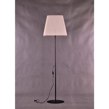 Lampada da terra MARTINA 1xE27/15W/230V nera/bianca