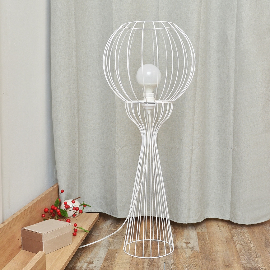 Lampada da terra MERCURE 1xE27/15W/230V bianca