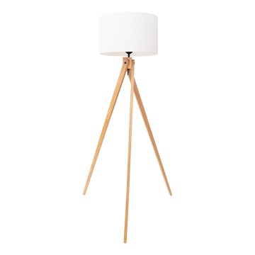 Lampada da terra NATT 1xE27/15W/230V bianca