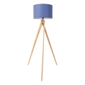 Lampada da terra NATT 1xE27/15W/230V blu
