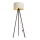 Lampada da terra STANDART 1xE27/60W/230V panna/marrone