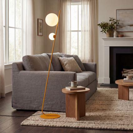Lampada da terra TATU 2xG9/8W/230V arancione