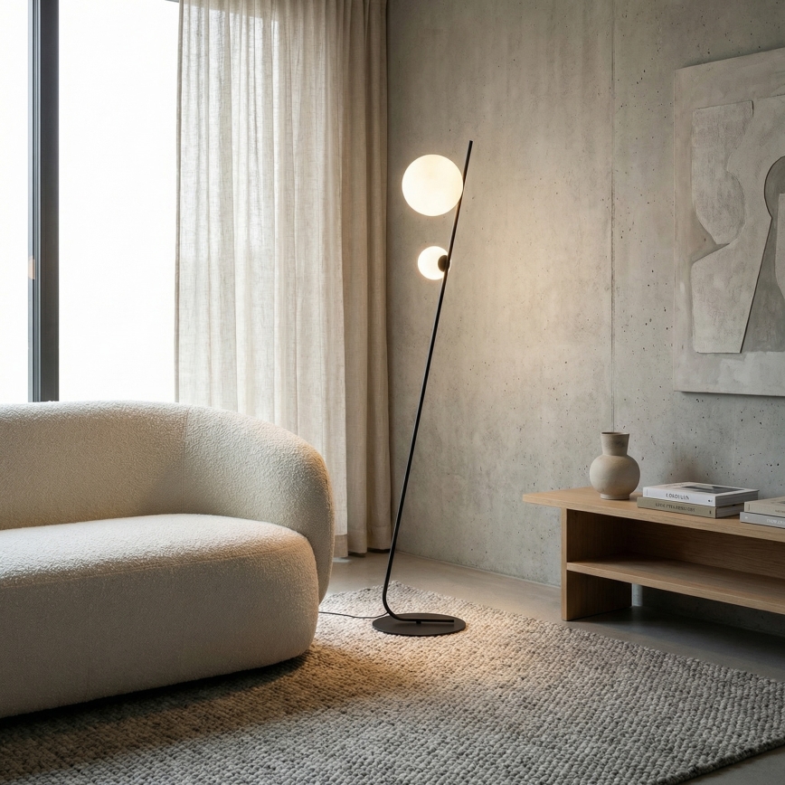 Lampada da terra TATU 2xG9/8W/230V nera