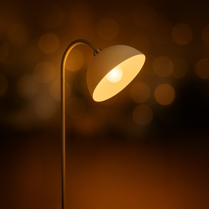 Lampada da terra ZACK 1xE27/15W/230V beige