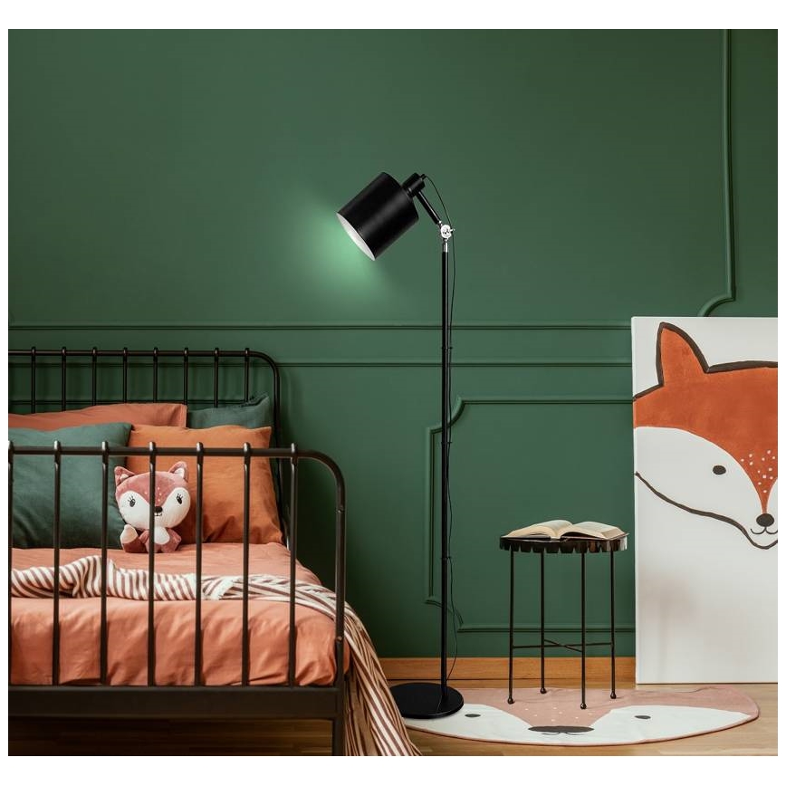 Lampada da terra ZANA 1xE27/60W/230V nero