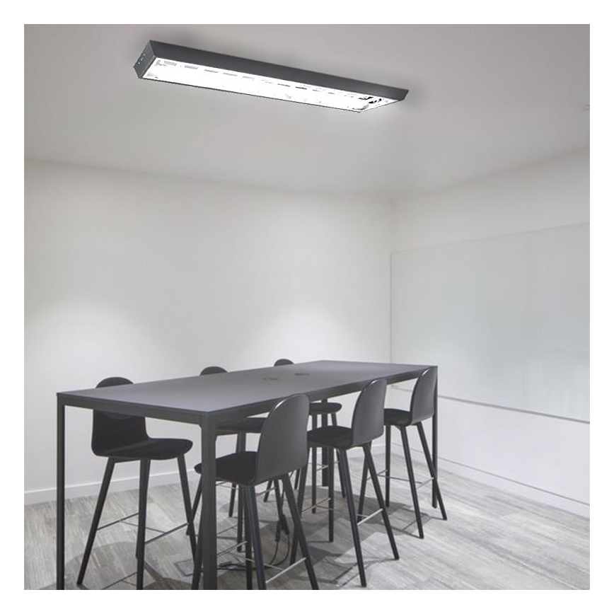 Lampada fluorescente T8 2xG13/18W/230V 120 cm nero