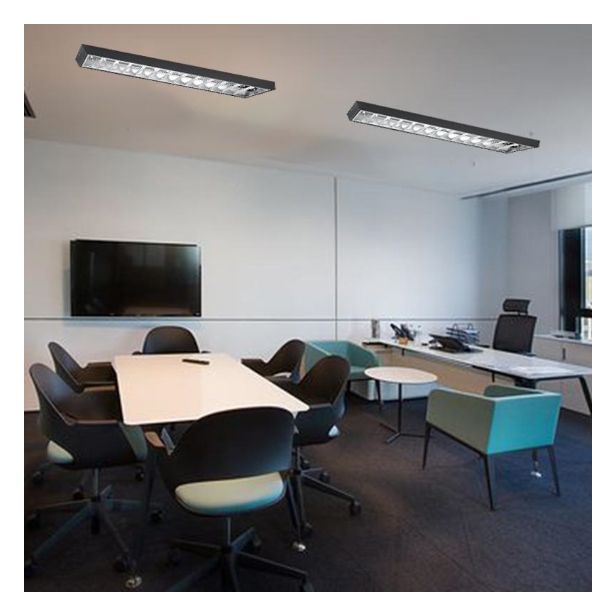 Lampada fluorescente T8 2xG13/18W/230V 120 cm nero