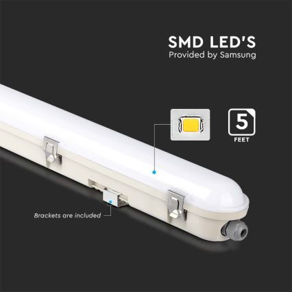 Lampada fluorescente tecnica LED con modulo di emergenza EMERGENCY LED/48W/230V 4000K 150cm IP65
