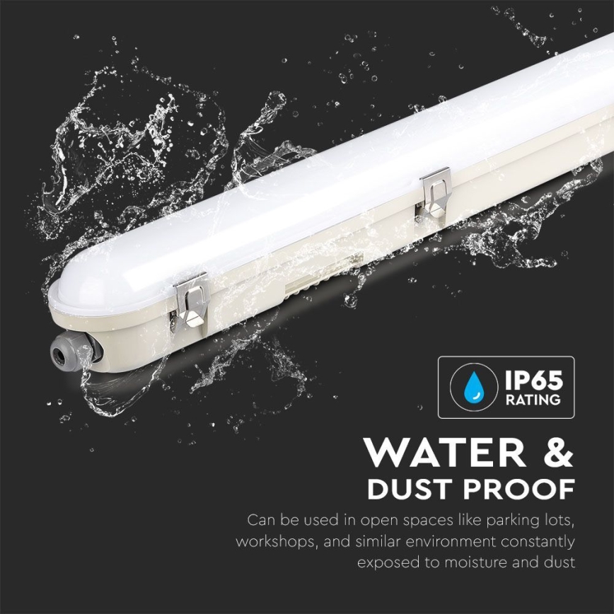 Lampada fluorescente tecnica LED con modulo di emergenza EMERGENCY LED/48W/230V 4000K 150cm IP65