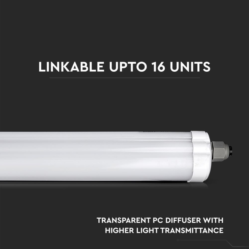 Lampada fluorescente tecnica LED G-SERIES LED/18W/230V 6500K IP65 60 cm