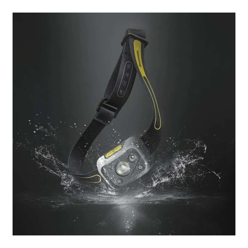 Lampada frontale dimmerabile a LED con sensore GP DISCOVERY CHW54 LED/3xAA IPX5