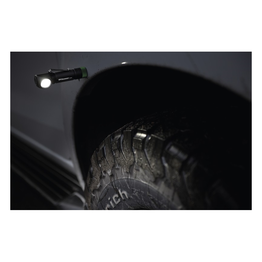 Lampada frontale LED GP DISCOVERY CHR35 LED/3,7V/2600mAh