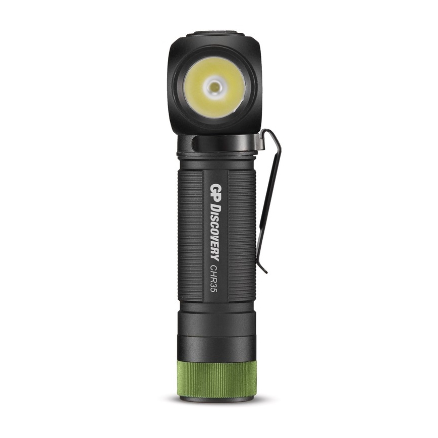 Lampada frontale LED GP DISCOVERY CHR35 LED/3,7V/2600mAh