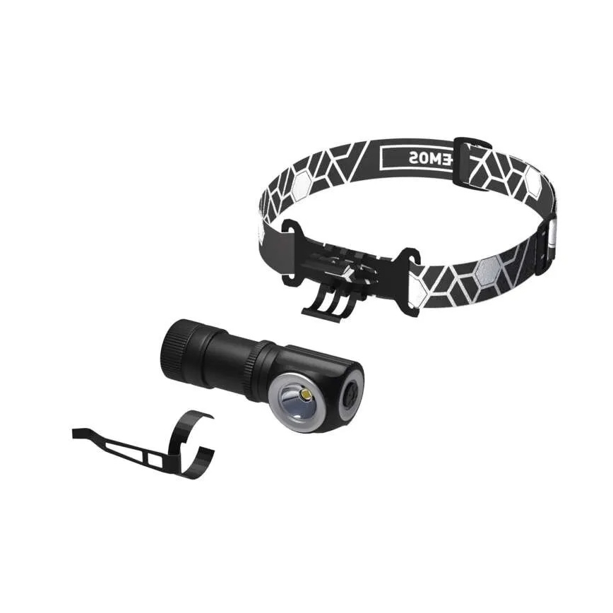 Lampada frontale ricaricabile a LED dimmerabile / 800 mAh, 3,7 V