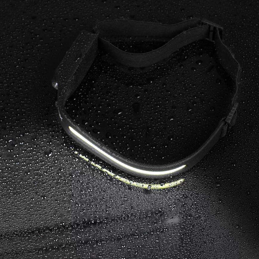 Lampada frontale ricaricabile a LED dimmerabile con sensore 2xLED/5V IP44 350 shiny 1200 mAh