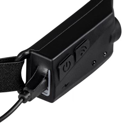 Lampada frontale ricaricabile a LED dimmerabile con sensore 2xLED/5V IP44 350 shiny 1200 mAh