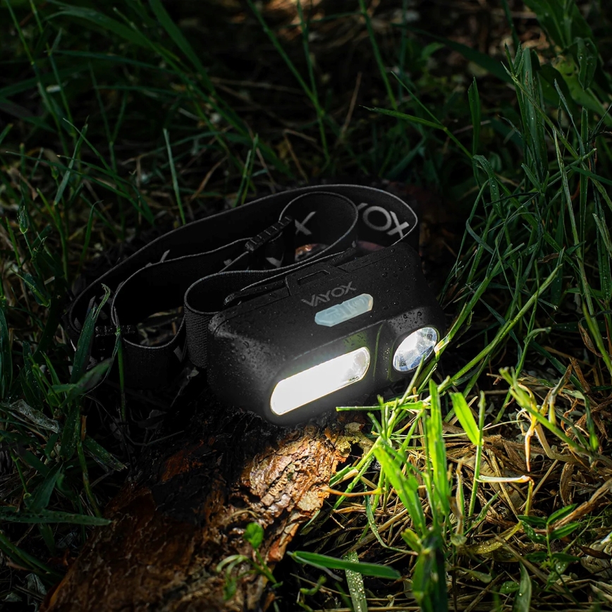 Lampada frontale ricaricabile dimmerabile a LED 2xLED/5V IPX4 250 lm 2000 mAh