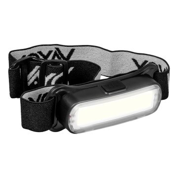 Lampada frontale ricaricabile LED Dimmable LED/5V IPX4 300 shiny 1200 mAh