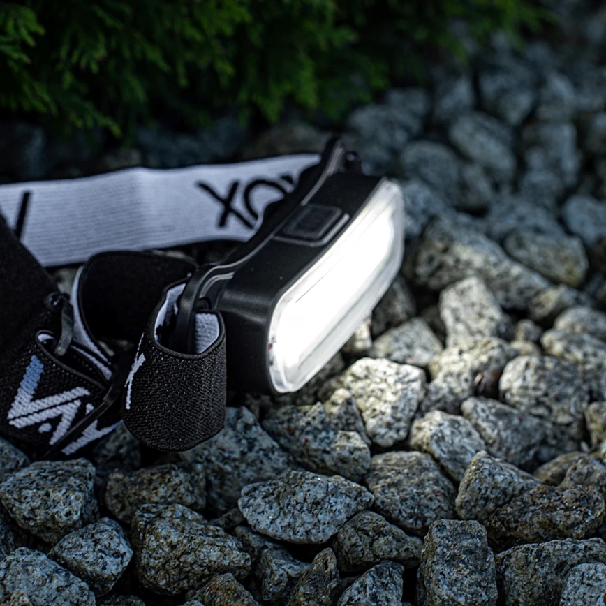 Lampada frontale ricaricabile LED Dimmable LED/5V IPX4 300 shiny 1200 mAh