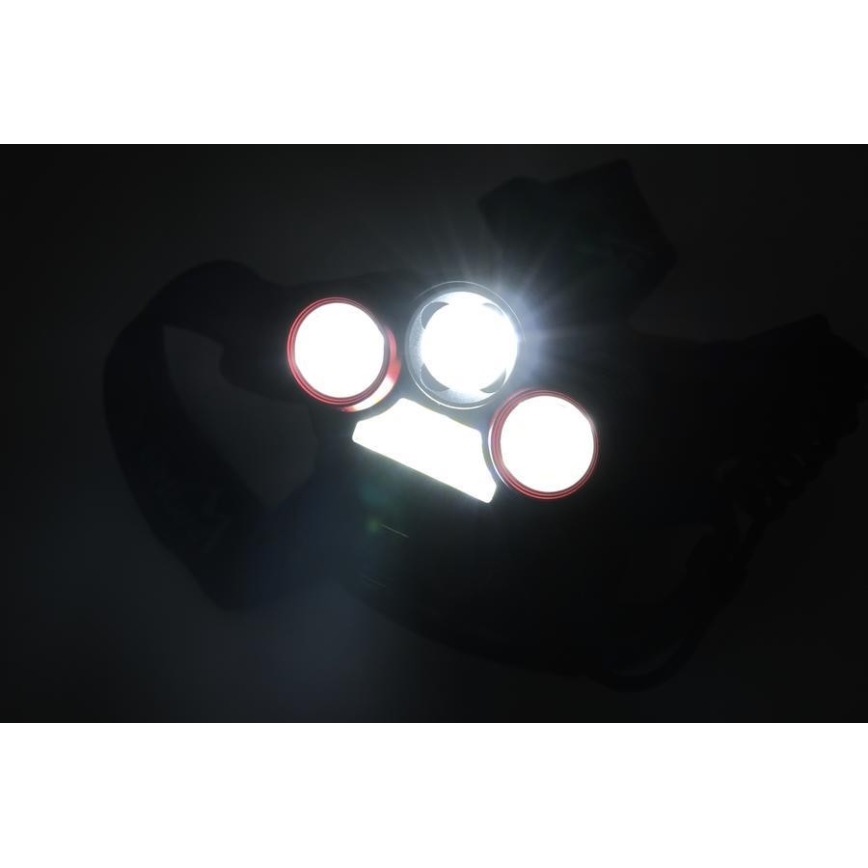 Lampada frontale ricaricabile LED/USB 670lm