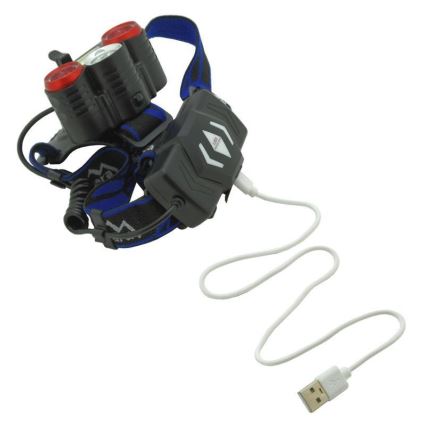 Lampada frontale ricaricabile LED/USB 670lm